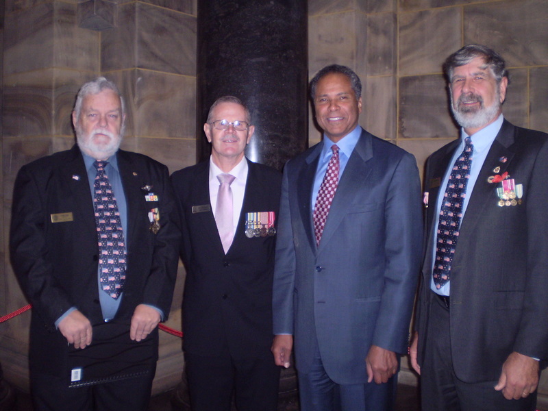 Inside after the 2011 Memorial Day Service